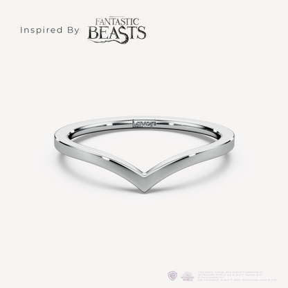 Grey Basilisk Ring Silver