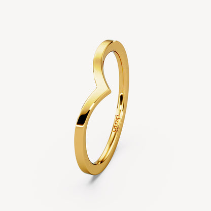 Wishbone Ring Gold